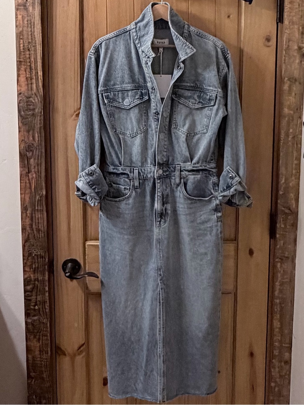 NWT!! Pistola Amira Denim Jumpsuit Dress